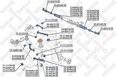 Stellox 56-04081-SX опора, стабилизатор на SKODA SUPERB (3U4)