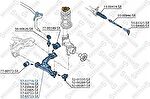 Stellox 57-03718-SX рычаг независимой подвески колеса, подвеска колеса на PEUGEOT BOXER фургон (230L)