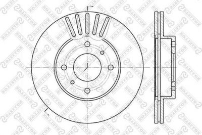 Stellox 6020-2231V-SX тормозной диск на NISSAN PRIMERA (P10)