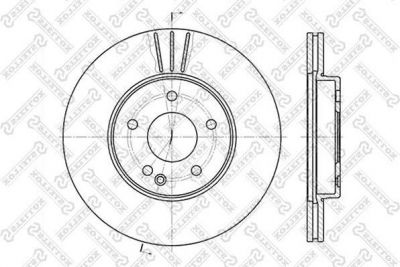 Stellox 6020-3317V-SX тормозной диск на MERCEDES-BENZ C-CLASS универсал (S202)