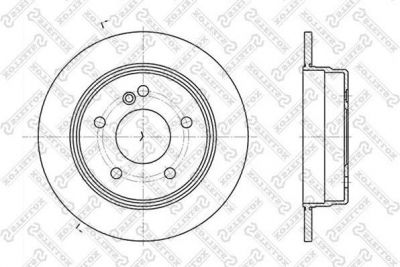 Stellox 6020-3318-SX тормозной диск на MERCEDES-BENZ C-CLASS (W202)