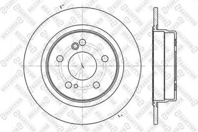 Stellox 6020-3326-SX тормозной диск на MERCEDES-BENZ CLK (C208)