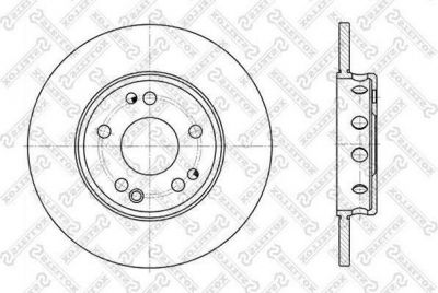 Stellox 6020-3606-SX тормозной диск на OPEL KADETT E Combo (38_, 48_)