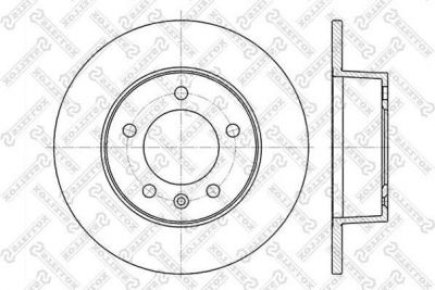 Stellox 6020-3643-SX тормозной диск на NISSAN INTERSTAR c бортовой платформой/ходовая часть