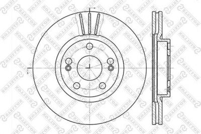 Stellox 6020-3913V-SX тормозной диск на RENAULT SCЙNIC I (JA0/1_)