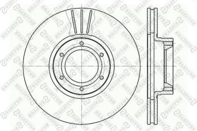 Stellox 6020-3920V-SX тормозной диск на NISSAN INTERSTAR c бортовой платформой/ходовая часть