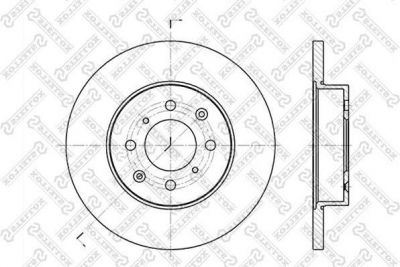 Stellox 6020-4012-SX тормозной диск на ROVER COUPE