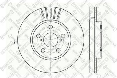 Stellox 6020-4544V-SX тормозной диск на TOYOTA CARINA E Sportswagon (_T19_)