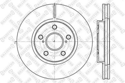 Stellox 6020-4592V-SX тормозной диск на TOYOTA PREVIA (MCR3_, ACR3_, CLR3_)