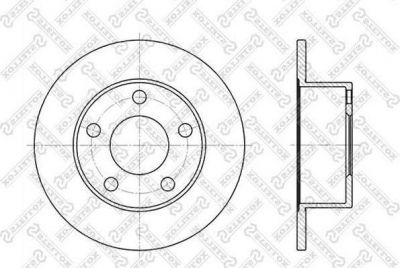 Stellox 6020-4744-SX тормозной диск на SKODA SUPERB (3U4)