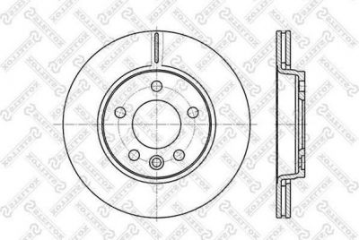 Stellox 6020-4797V-SX тормозной диск на VW MULTIVAN V (7HM, 7HN, 7HF, 7EF, 7EM, 7EN)