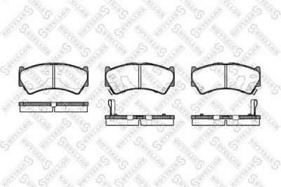 Stellox 603 052B-SX комплект тормозных колодок, дисковый тормоз на SUZUKI BALENO Наклонная задняя часть (EG)