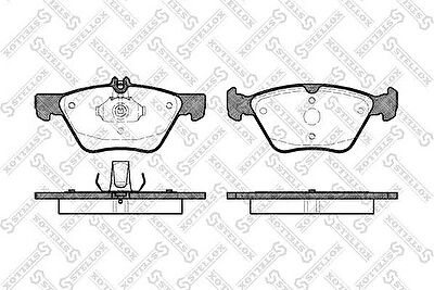 STELLOX КОМПЛЕКТ ТОРМОЗНЫХ КОЛОДОК, ДИСКОВЫЙ ТОРМОЗ (612 000B-SX)