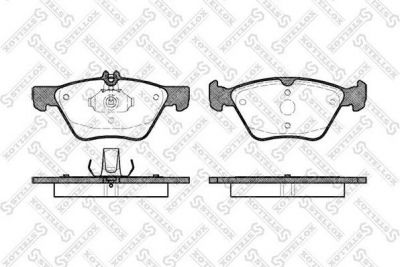 STELLOX КОМПЛЕКТ ТОРМОЗНЫХ КОЛОДОК, ДИСКОВЫЙ ТОРМОЗ (621 000B-SX)