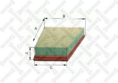 Stellox 71-00946-SX воздушный фильтр на OPEL OMEGA B универсал (21_, 22_, 23_)
