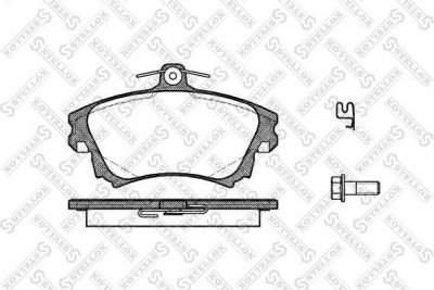 Stellox 719 002L-SX комплект тормозных колодок, дисковый тормоз на VOLVO V40 универсал (VW)