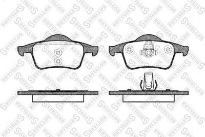 Stellox 725 000BL-SX комплект тормозных колодок, дисковый тормоз на VOLVO S80 I (TS, XY)