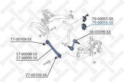 Stellox 79-00056-SX опора, стабилизатор на SKODA OCTAVIA Combi (1Z5)