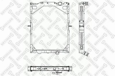 Stellox 81-03311-SX радиатор, охлаждение двигателя на VOLVO FH 12