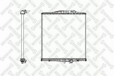 Stellox 81-03312-SX радиатор, охлаждение двигателя на VOLVO FH 16