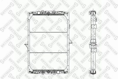 Stellox 81-03318-SX радиатор, охлаждение двигателя на IVECO EuroCargo