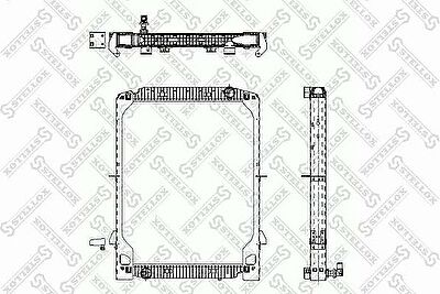 Stellox 81-03319-SX радиатор, охлаждение двигателя на IVECO EuroStar