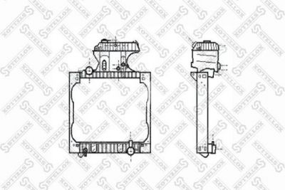 Stellox 81-03355-SX радиатор, охлаждение двигателя на MAN TGA