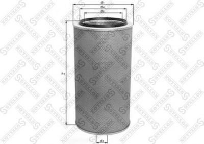 Stellox 81-21033-SX воздушный фильтр на VW LT 28-35 I автобус (281-363)