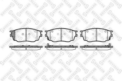 STELLOX КОМПЛЕКТ ТОРМОЗНЫХ КОЛОДОК, ДИСКОВЫЙ ТОРМОЗ (811 022-SX)