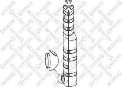 Stellox 82-03076-SX средний / конечный глушитель ог на VOLVO FM 9