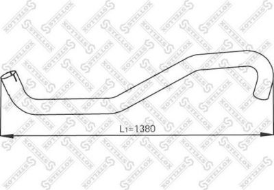 Stellox 82-03723-SX труба выхлопного газа на MERCEDES-BENZ ATEGO