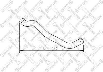 Stellox 82-03773-SX труба выхлопного газа на MAN TGM