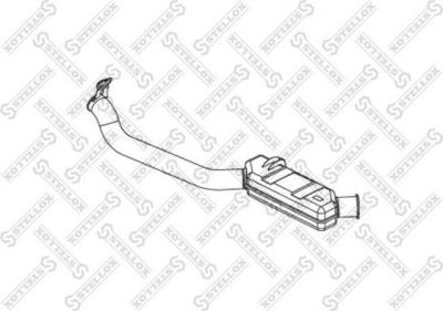 Stellox 82-03793-SX труба выхлопного газа на SCANIA P,G,R,T - series