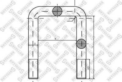 Stellox 84-64182-SX стремянка рессоры на VOLVO F 10