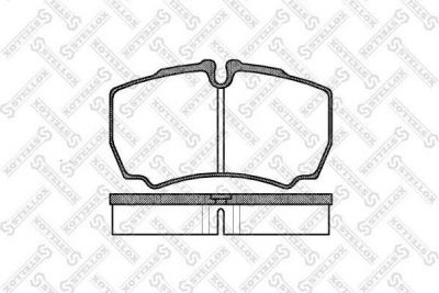 STELLOX КОМПЛЕКТ ТОРМОЗНЫХ КОЛОДОК, ДИСКОВЫЙ ТОРМОЗ (860 000-SX)