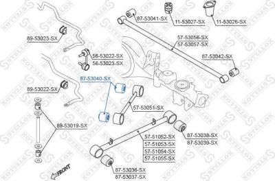 Stellox 87-53040-SX подвеска, рычаг независимой подвески колеса на KIA SORENTO I (JC)