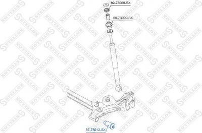 Stellox 87-73012-SX подвеска, рычаг независимой подвески колеса на OPEL ASCONA C (81_, 86_, 87_, 88_)