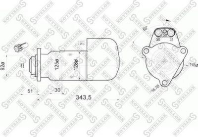 Stellox 88-02026-SX стартер на RENAULT TRUCKS Magnum