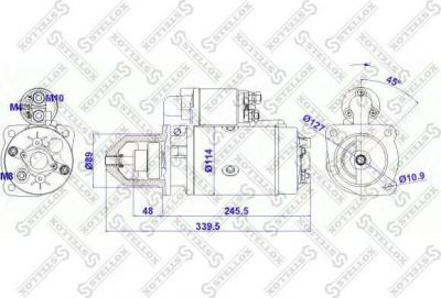 Stellox 88-02027-SX стартер на VOLVO FL 6