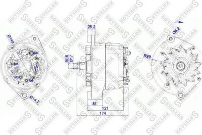 Stellox 88-02320-SX генератор на VOLVO F 10