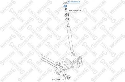 Stellox 89-73008-SX опора, стабилизатор на OPEL VECTRA A (86_, 87_)