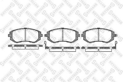 STELLOX КОМПЛЕКТ ТОРМОЗНЫХ КОЛОДОК, ДИСКОВЫЙ ТОРМОЗ (962 002B-SX)