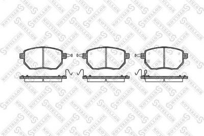 Stellox 996 002B-SX комплект тормозных колодок, дисковый тормоз на NISSAN MURANO (Z50)