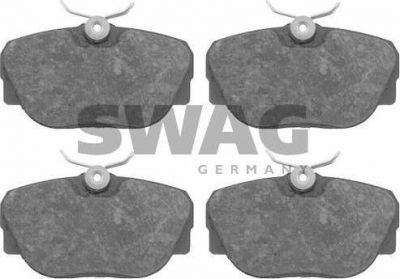 SWAG 20 91 6197 комплект тормозных колодок, дисковый тормоз на 3 (E30)