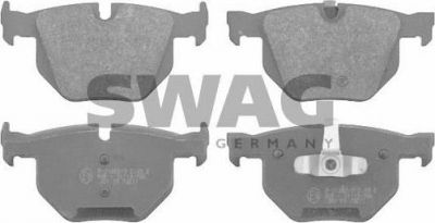 SWAG 20 91 6587 комплект тормозных колодок, дисковый тормоз на 3 купе (E92)