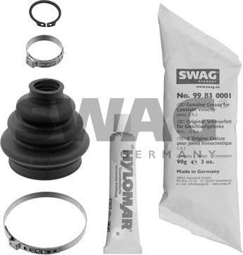 SWAG 20 93 6559 комплект пылника, приводной вал на Z4 (E85)