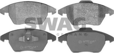 SWAG 30 11 6210 комплект тормозных колодок, дисковый тормоз на AUDI A1 (8X1, 8XK, 8XF)