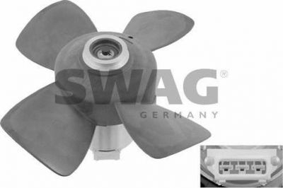 SWAG 30 90 6995 вентилятор, охлаждение двигателя на VW PASSAT Variant (3A5, 35I)