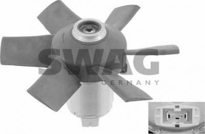 SWAG 30 90 6997 вентилятор, охлаждение двигателя на AUDI 80 (89, 89Q, 8A, B3)