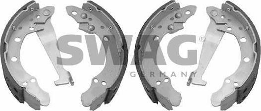 SWAG 30 90 7014 комплект тормозных колодок на VW PASSAT (32B)